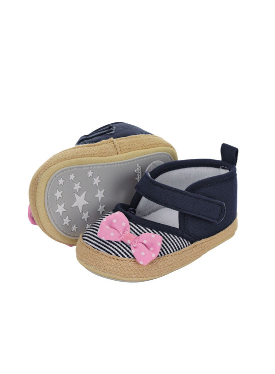Sterntaler Baby-Ballerina aus Canvas und Baumwollstoff