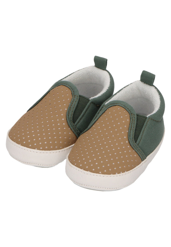 Sterntaler Babyschuh aus Kunstleder und Canvas im Farbmix