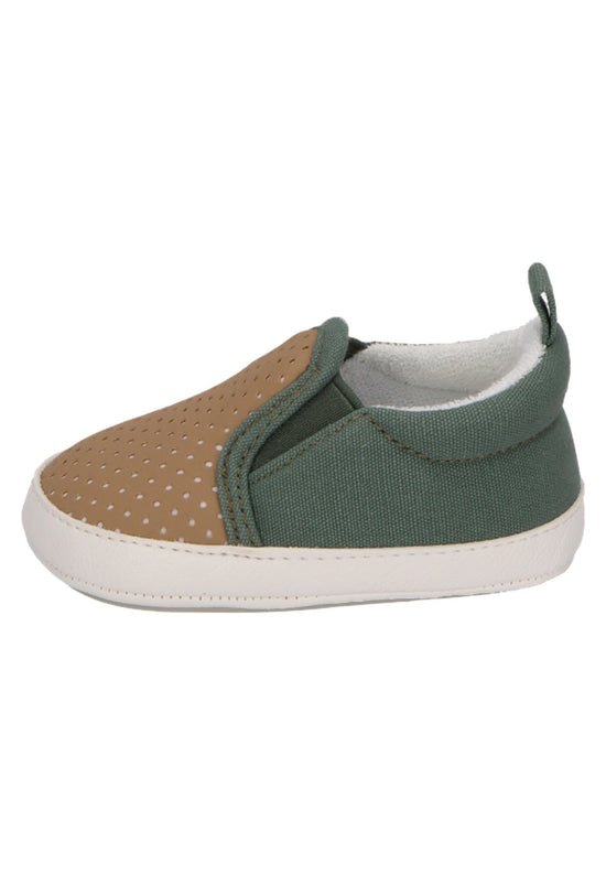 Sterntaler Babyschuh aus Kunstleder und Canvas im Farbmix Räumungsverkauf