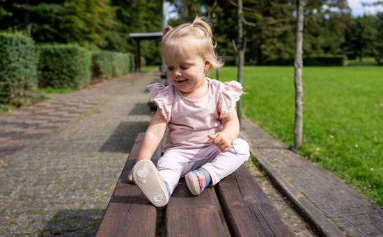 Sterntaler Baby Ballerina im Jeanslook mit Quastern in graublau Kauf eins, bekomm eins gratis