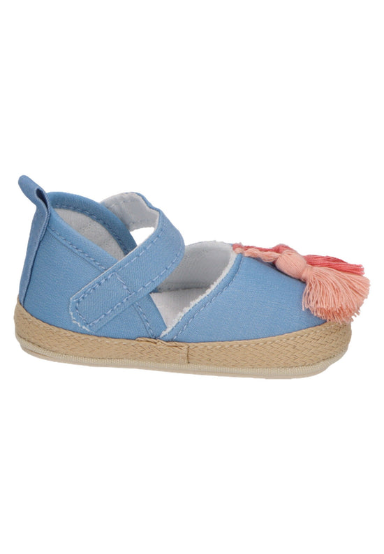 Sterntaler Baby Ballerina im Jeanslook mit Quastern in graublau Kauf eins, bekomm eins gratis