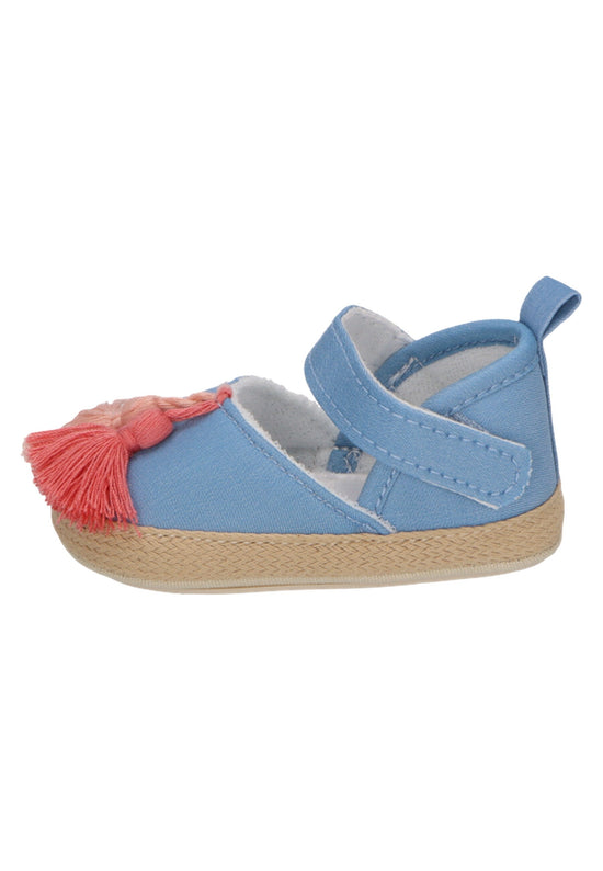 Sterntaler Baby Ballerina im Jeanslook mit Quastern in graublau Kauf eins, bekomm eins gratis