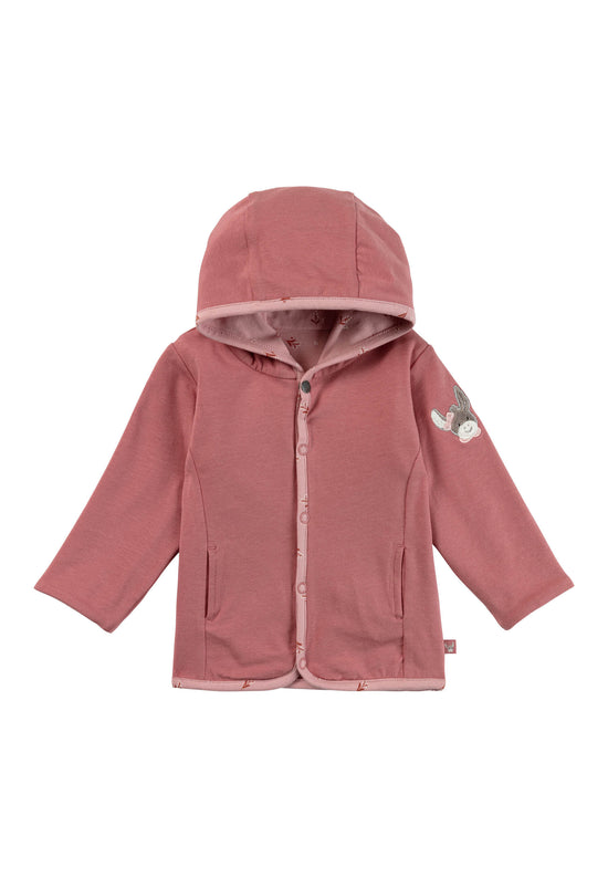 Sterntaler Wendejacke aus Baumwolljersey mit Blümchendruck
