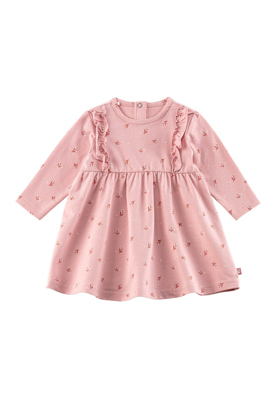 Sterntaler Babykleid aus Baumwolljersey und Blümchen Motiv