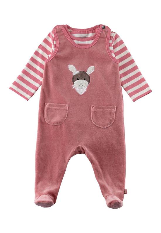 Sterntaler GOTS Strampler-Set Emmi girl aus Nicki in Rosa