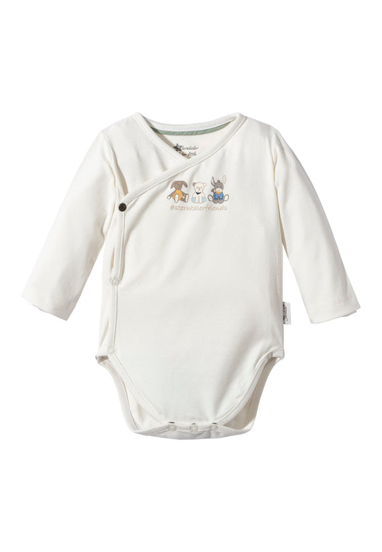 Sterntaler Body mit Motiv "Sterntaler-Friends" in ecru