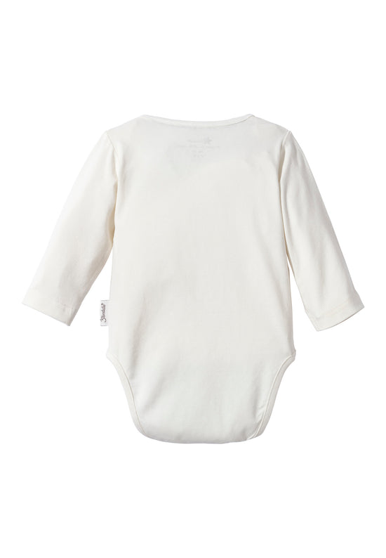 Sterntaler Body mit Motiv "Sterntaler-Friends" in ecru Sonderangebot der Fabrik
