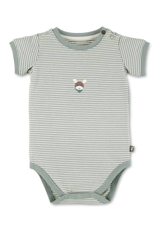 Sterntaler GOTS Body Esel Emmi, Kurzarm aus Jersey geringelt