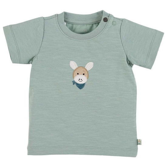 Sterntaler GOTS Kurzarm-Shirt mit Esel Emmi Applikation