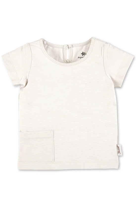 Sterntaler Kurzarm-Shirt, Struktur-Jersey mit Kastentasche