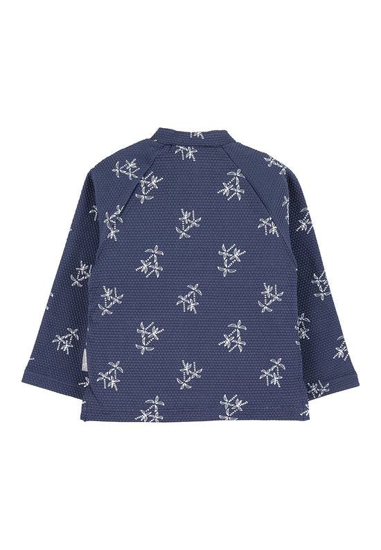 Sterntaler Schwimmshirt bedruckt mit Palmen in blau zollfrei