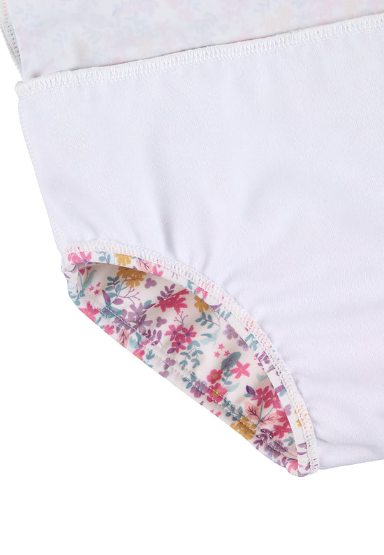 Sterntaler Kinder Badeanzug bedruckt mit Blumen in ecru Rabatte dieses Monats