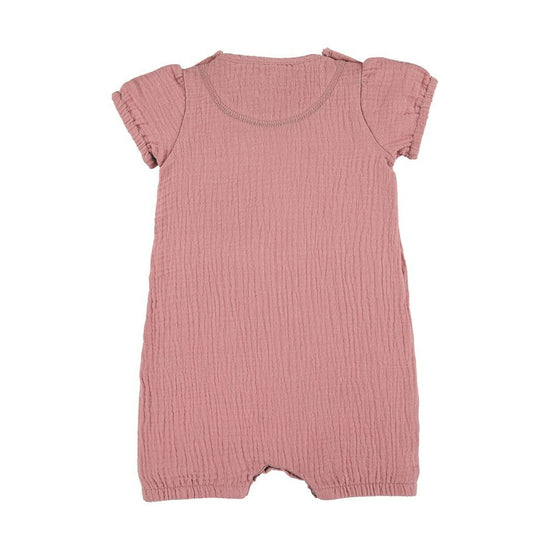 Sterntaler Playsuit in Zartrosa oder Hellrot mit Puffärmelchen Kostenloser Versand