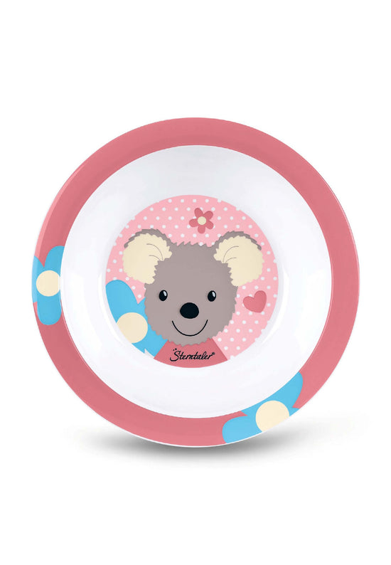 Sterntaler Schale Maus Mabel in Rosa, rutschfeste Unterseite