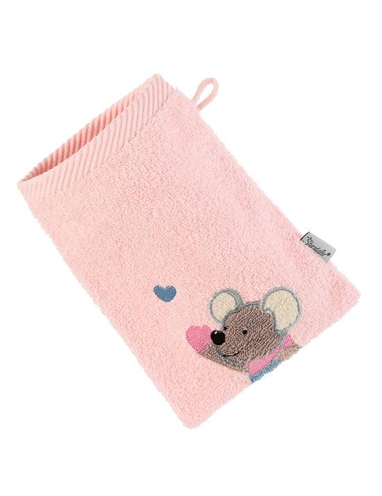 Sterntaler Waschhandschuh Maus Mabel in Zartrosa, 15x21cm Zeitlich begrenztes Angebot