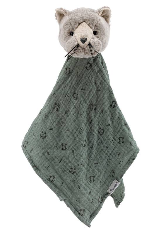 Sterntaler Schmusetuch Katze Lilly in grau, 34cm