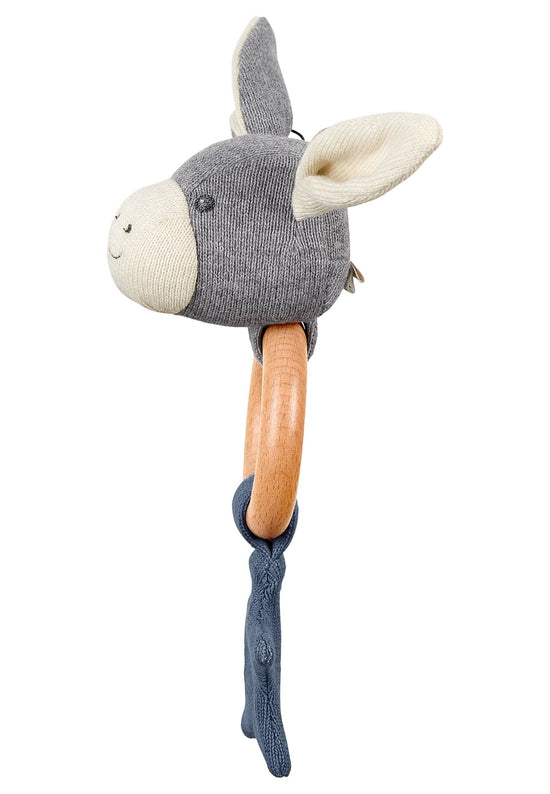 Sterntaler GOTS Strick-Spielfigur Esel, Holz-Greifring Buche Bis zu 50% Rabatt