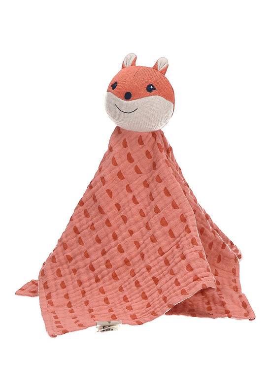 Sterntaler Schmusetuch Eichhörnchen Enna in Hellrot, 35 cm