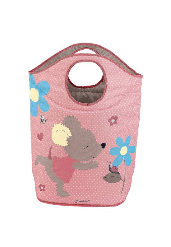 Sterntaler Aufbewahrungskorb Maus Mabel in Rosa, Grau u. Blau Im Verkauf