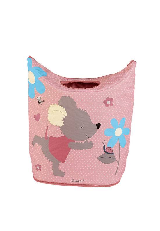 Sterntaler Aufbewahrungskorb Maus Mabel in Rosa, Grau u. Blau Im Verkauf