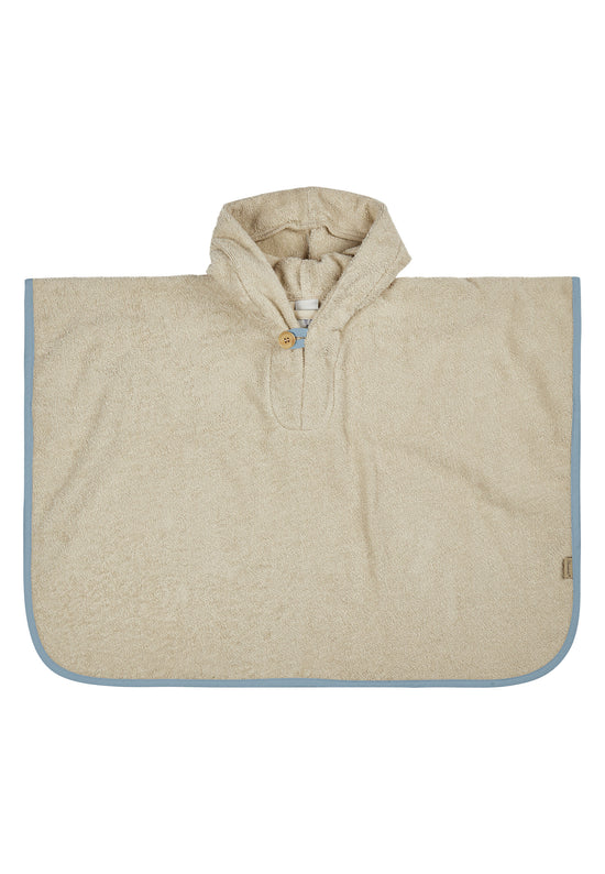 Sterntaler Badeponcho mit Motiv Dino Rexi in beige