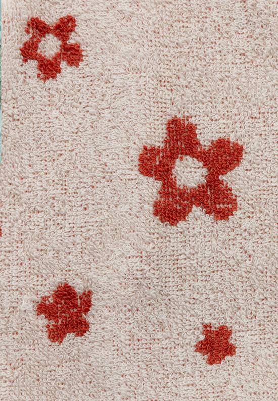 Sterntaler Kapuzenbadetuch Bauernhof mit Blumen, 100x70cm Fabrikverkauf