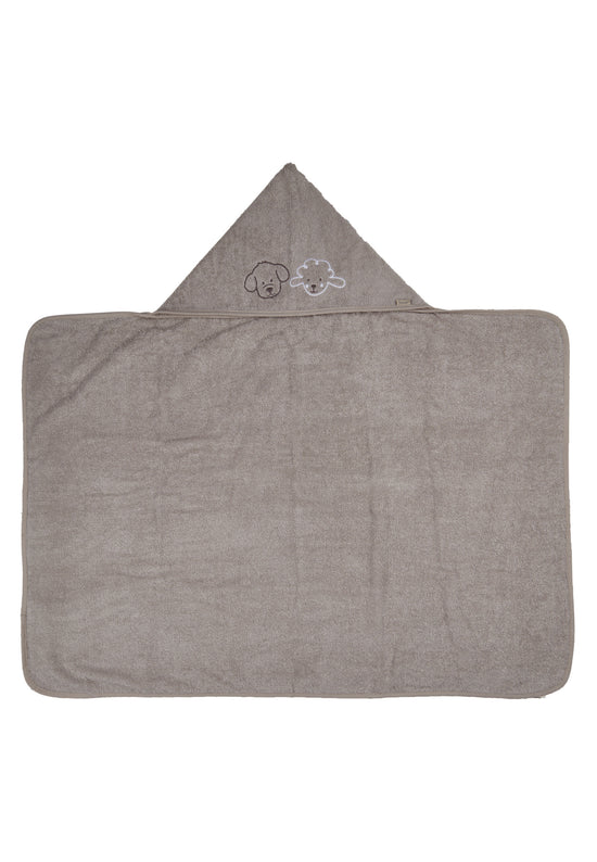 Sterntaler Kapuzenbadetuch mit Motiv Bauernhof, 100x70cm