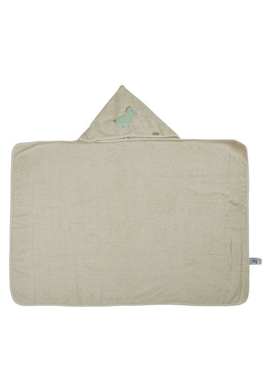 Sterntaler Kapuzenbadetuch Dino Rexi in beige, 100x70cm Blitzverkäufe