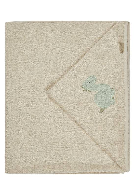 Sterntaler Kapuzenbadetuch Dino Rexi in beige, 100x70cm Blitzverkäufe
