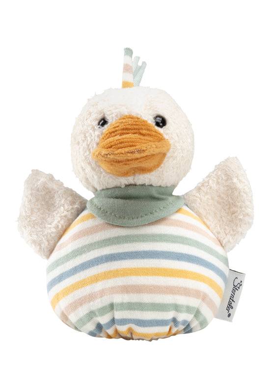 Sterntaler Knuddelsäckchen Ente Edda in buntem Ringel-Jersey Saisonschlussverkauf