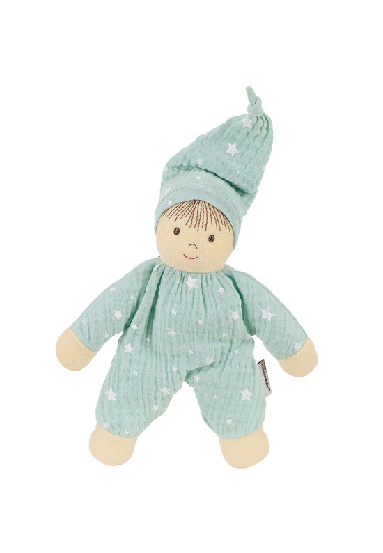 Sterntaler Spielpuppe Junge Heiko in Mintgrün, 23 cm
