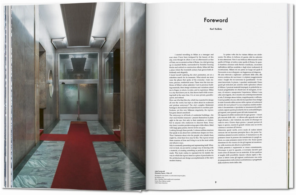 TASCHEN Entryways of Milan. Ingressi di Milano Kostenloser Versand