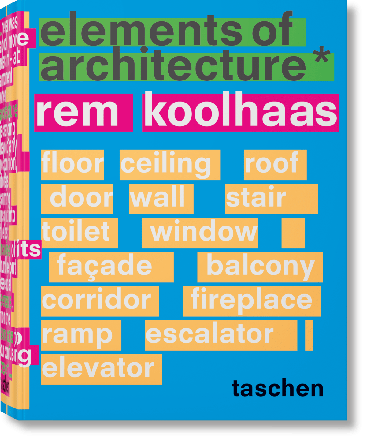 TASCHEN Koolhaas. Elements of Architecture