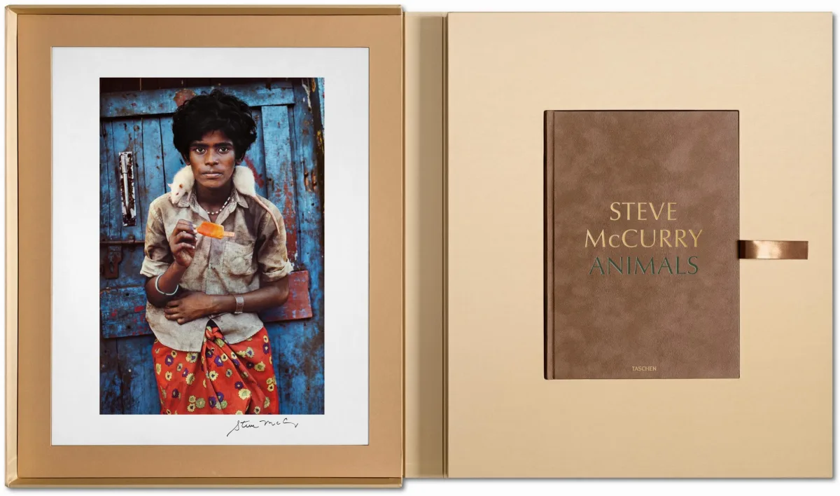 TASCHEN Steve McCurry. Animals. Art Edition No. 101–200 ‘Chennai, India, 1996’ Kostenlose Rückgabe