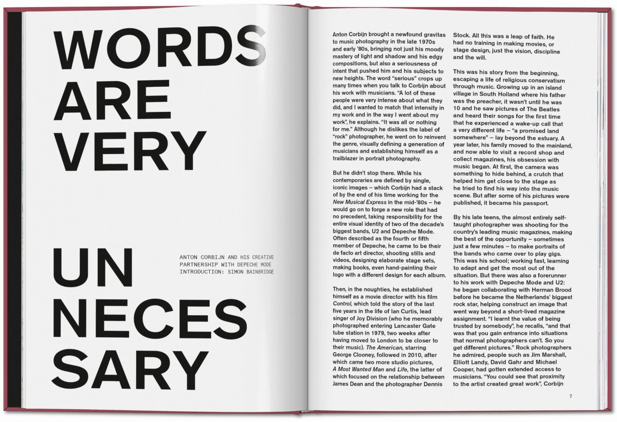 TASCHEN Depeche Mode by Anton Corbijn Letzte 3 Tage