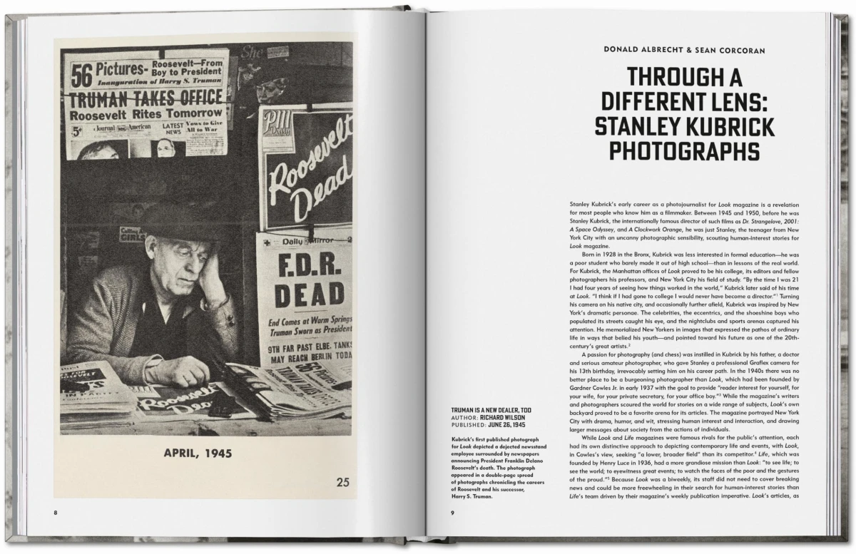 TASCHEN Stanley Kubrick Photographs. Through a Different Lens JETZT KAUFEN