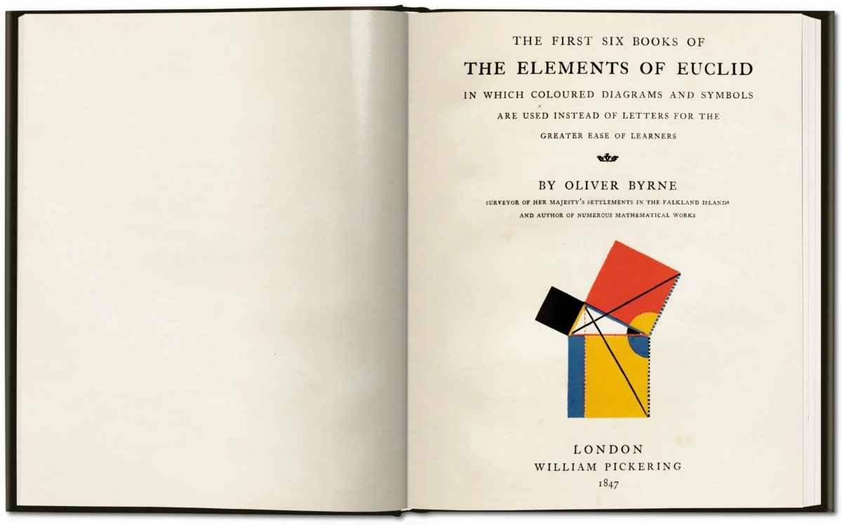 TASCHEN Oliver Byrne. The First Six Books of the Elements of Euclid Nur noch ein Tag übrig