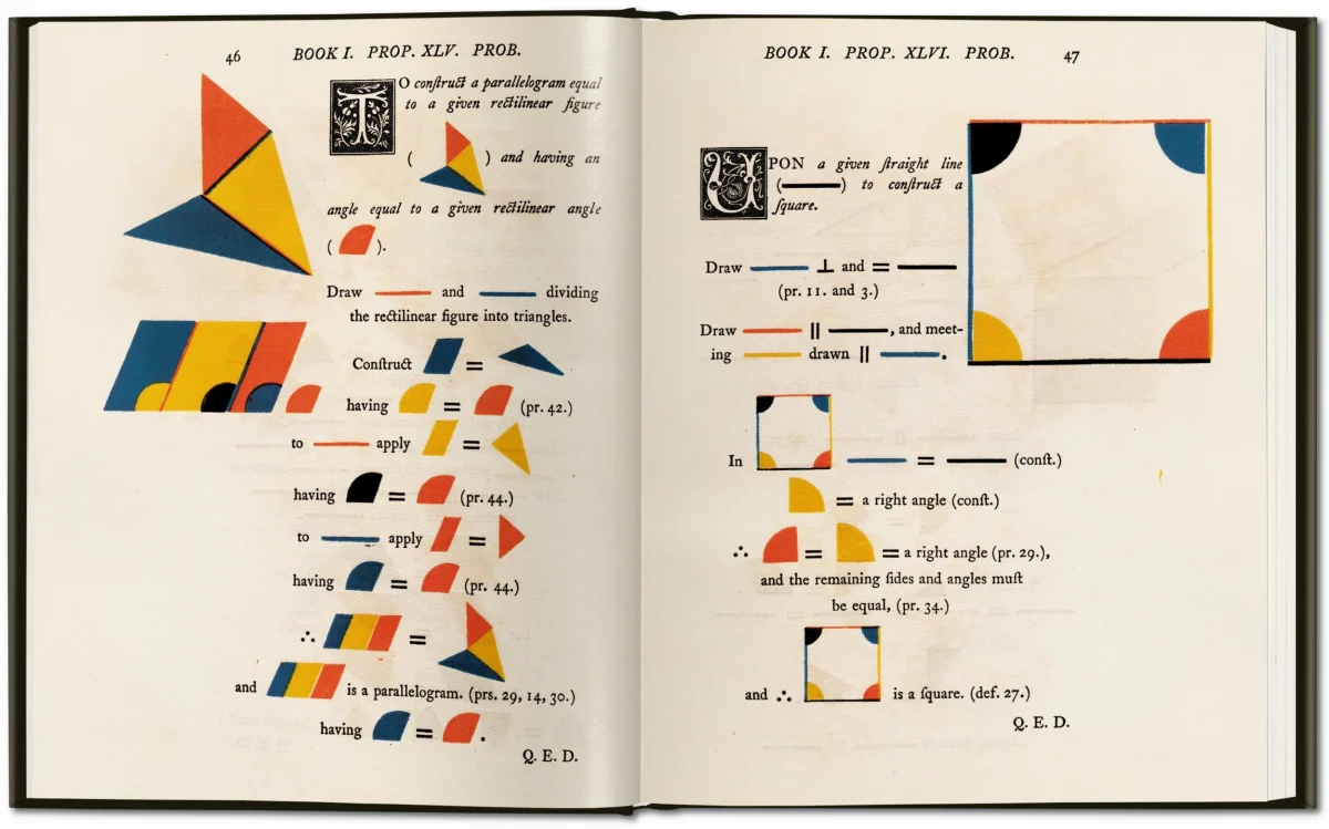 TASCHEN Oliver Byrne. The First Six Books of the Elements of Euclid Nur noch ein Tag übrig