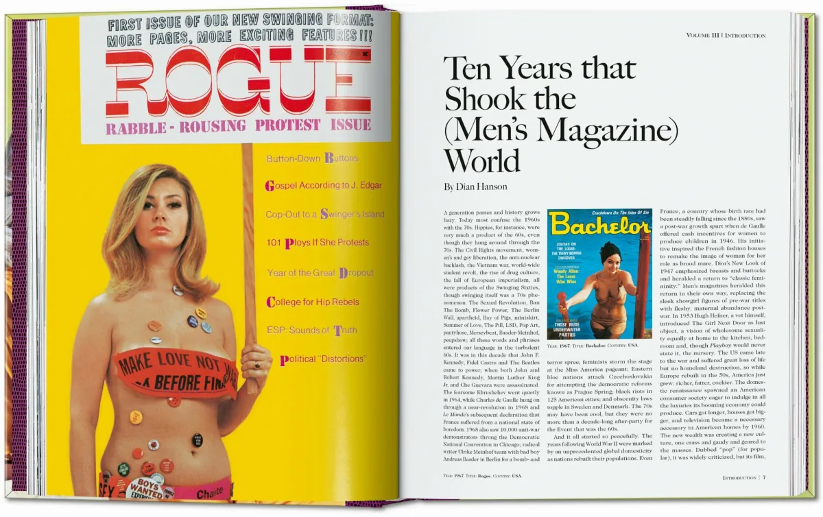 TASCHEN Dian Hanson’s: The History of Men’s Magazines. Vol. 3: 1960s At the Newsstand Fabrikverkauf