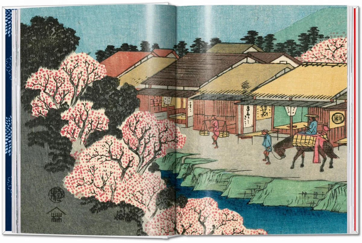 TASCHEN Hiroshige & Eisen. The Sixty-Nine Stations along the Kisokaido. 40th Ed Flash Sale