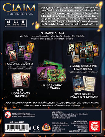 spieleoffensive Claim - Big Box (Limited Edition) Im Verkauf
