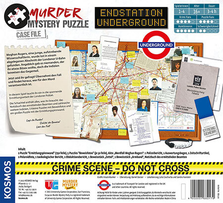 spieleoffensive Murder Mystery Case Files - Endstation Underground Valentinstagsangebot