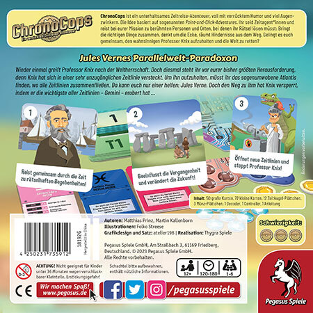 spieleoffensive ChronoCops  Jules Vernes Parallelwelt-Paradoxon Lagerräumung