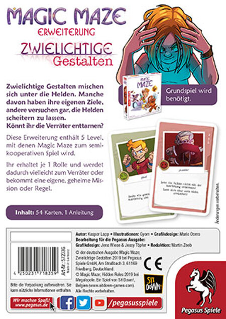 spieleoffensive Magic Maze - Zwielichtige Gestalten Erweiterung Räumungsverkauf