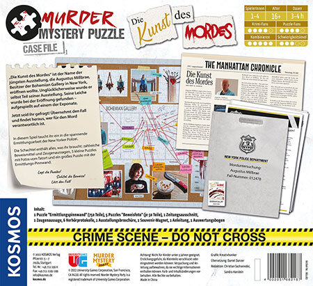 spieleoffensive Murder Mystery Case Files - Die Kunst des Mordes Muttertagsangebot