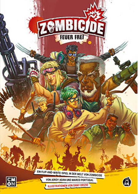 spieleoffensive Zombicide: Feuer frei Flip n`Write Valentinstagsangebot