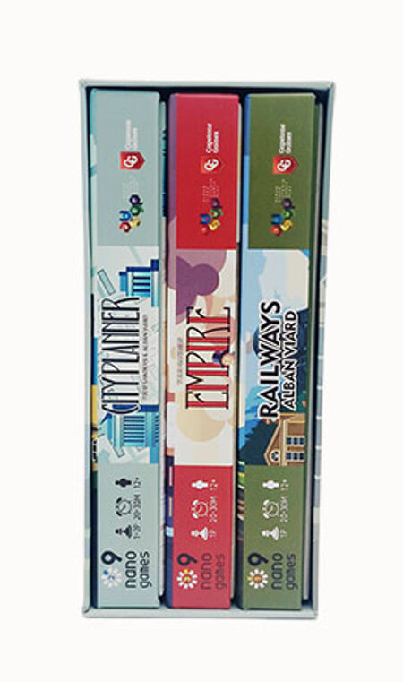 spieleoffensive Nano9Games - Teil 1 - Sammelbox (City Planner Empire Railways) Clearance-Verkauf