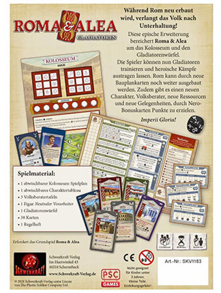 spieleoffensive Roma & Alea: Gladiatoren Versandkostenfrei