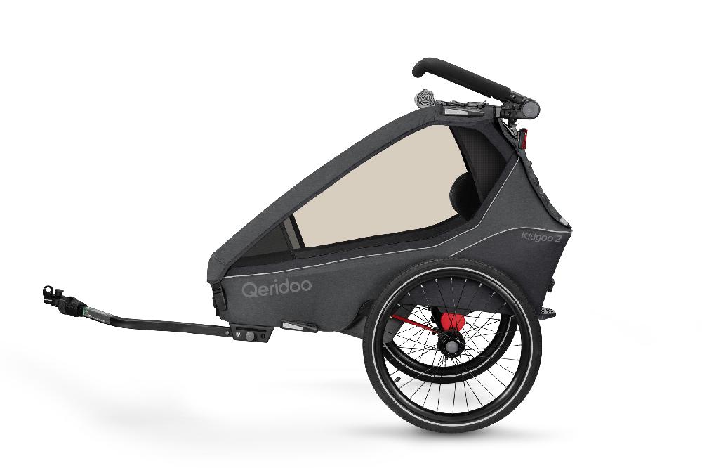 babymarkt Kinderfahrradanhänger Kidgoo2 Steel Grey Kollektion 2023 inklusive Hängematte Plus Limited Edition Theraline Speichern exportieren