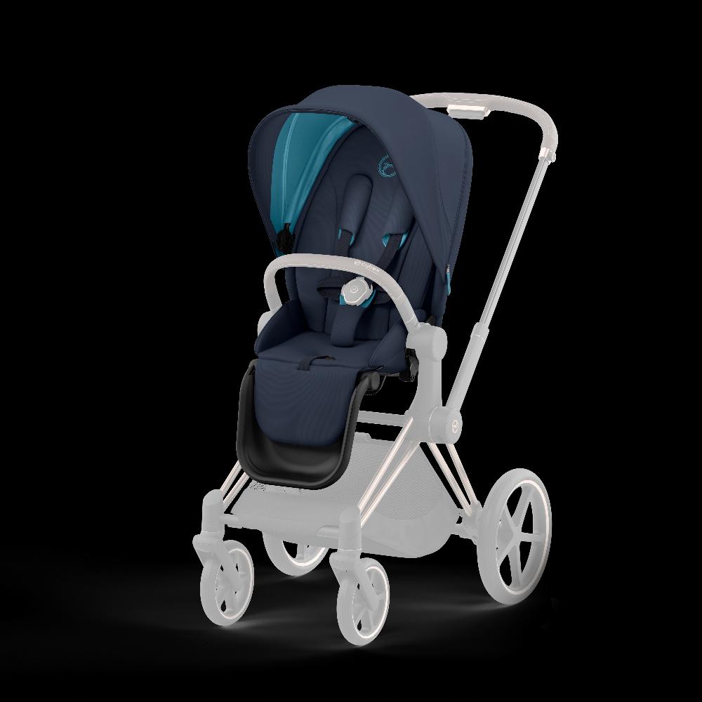 babymarkt Kombikinderwagen Priam Rosegold Dark Navy Conscious Collection Im Verkauf